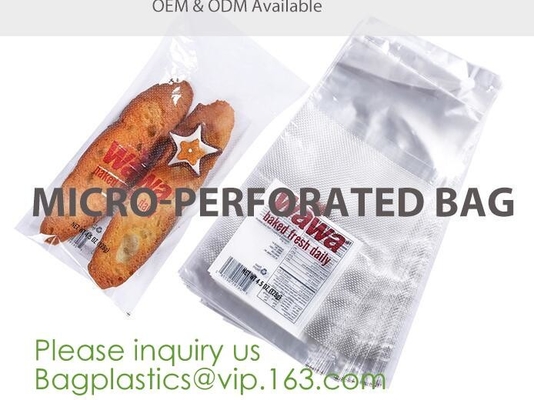 buy Microperforation blocked bags,microperforated bag for fruit and vegetable,Microperforation triangle bopp sandwich packag online manufacturer