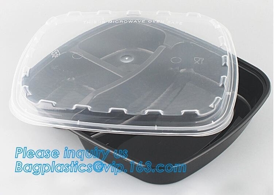 buy White Round Plastic PP Food container bento box heated disposable microwave lunch box,food bento storoage box bagease pa online manufacturer