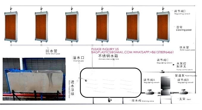 最新の会社の事例について PVC蒸発冷却パッドシステム,温室用蒸発冷却パッド,沼地冷却器の代替サイドパネル  4
