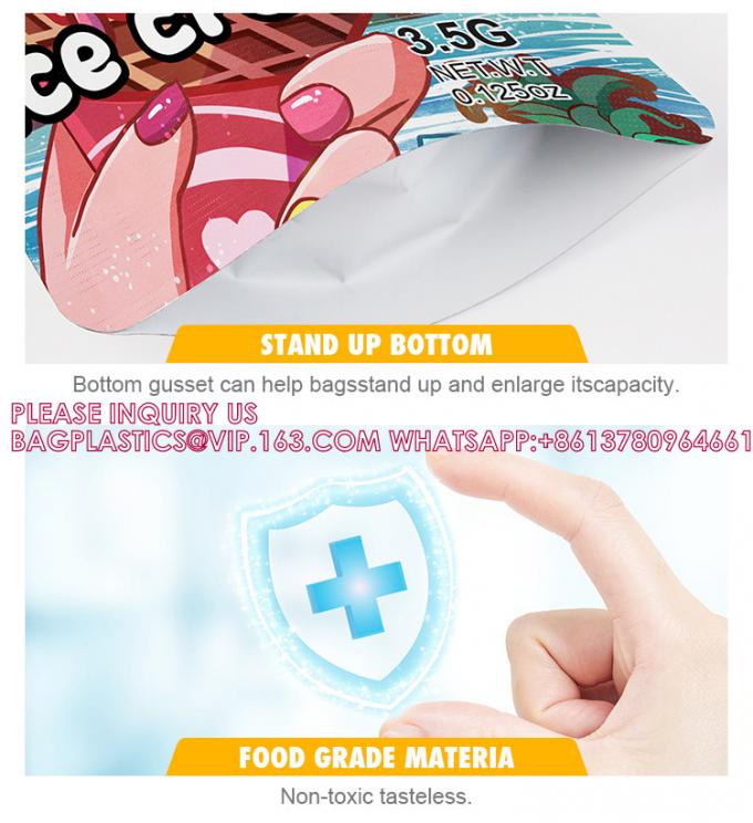 草本袋,ティーバッグ,カスタム印刷されたサイドシールラミネートポック クラフト紙 梱包袋 5