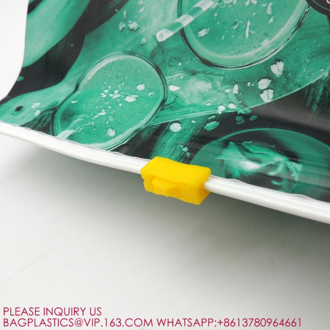 スライダー・ジッパー・パッケージング・バッグ サイド・ガセット付き PETプラスチック食品バッグ ペット食品 スライダーバッグ 2