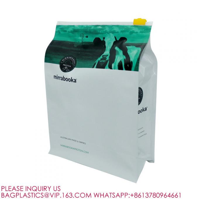 スライダー・ジッパー・パッケージング・バッグ サイド・ガセット付き PETプラスチック食品バッグ ペット食品 スライダーバッグ 1