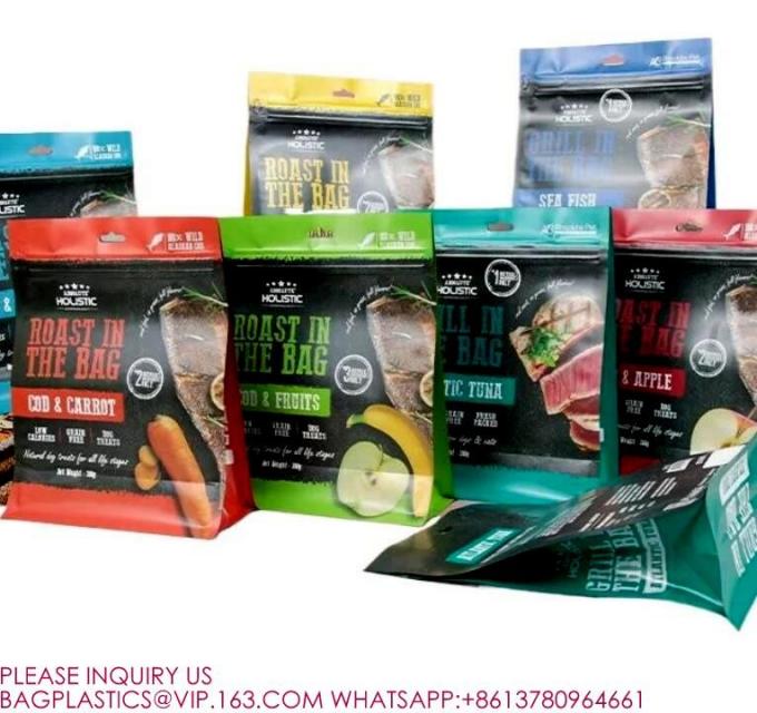 卸売 自閉式 スタンドアップ フラット ボトム ザイプ ロック 吊り込み プラスチック バッグ 食品 袋 1