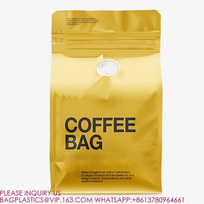 スタンドアップバッグ マット再閉袋 バイオジップロックコーヒーバッグ 食品スナック トリートメントバッグ 0