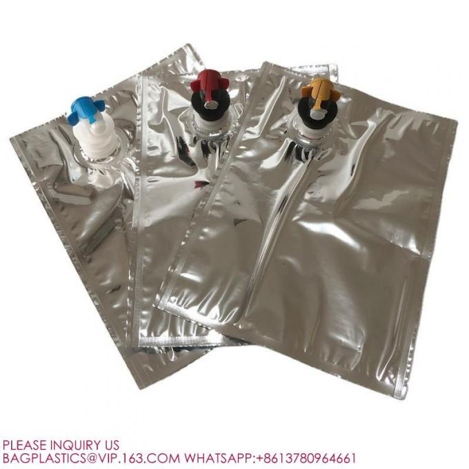 ディスペンサー ビブバッグ 層アルミ 新製品 2L 3L 5L スタンドアップポック スプート飲料 1