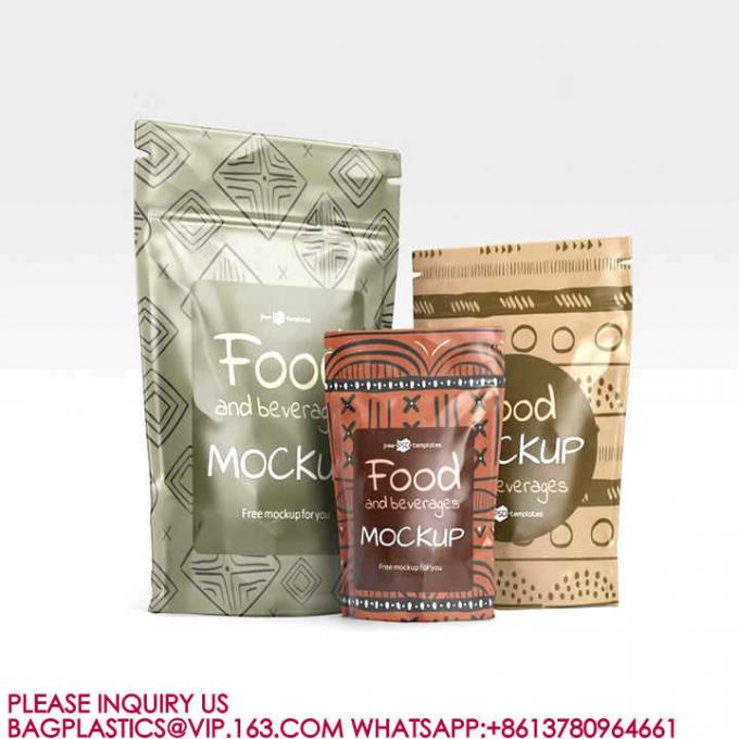 持続可能なドイパック 自粘着袋 スナック用食品包装袋 キャンディーヌーガットビスケット 2