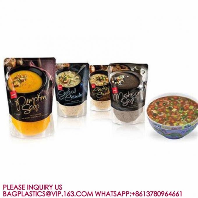 カスタム 食品 グレード 再閉式 リトルト スープ スーパーフード 包装袋 スタンドバッグ 1