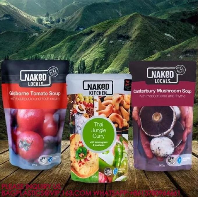 カスタム 食品 グレード 再閉式 リトルト スープ スーパーフード 包装袋 スタンドバッグ 2