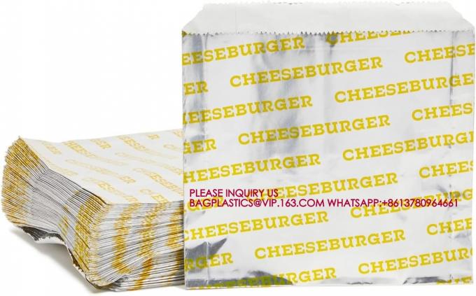 紙ホットドッグホルダー ハンバーガー包装 組み合わせパック 油性食品袋 4