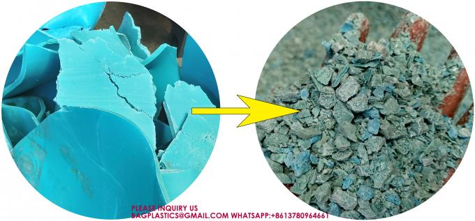 廃棄物 プラスチックの磨き機 粉砕機 工業 プラスチックの塊 ボトルフィルム 磨き機 1