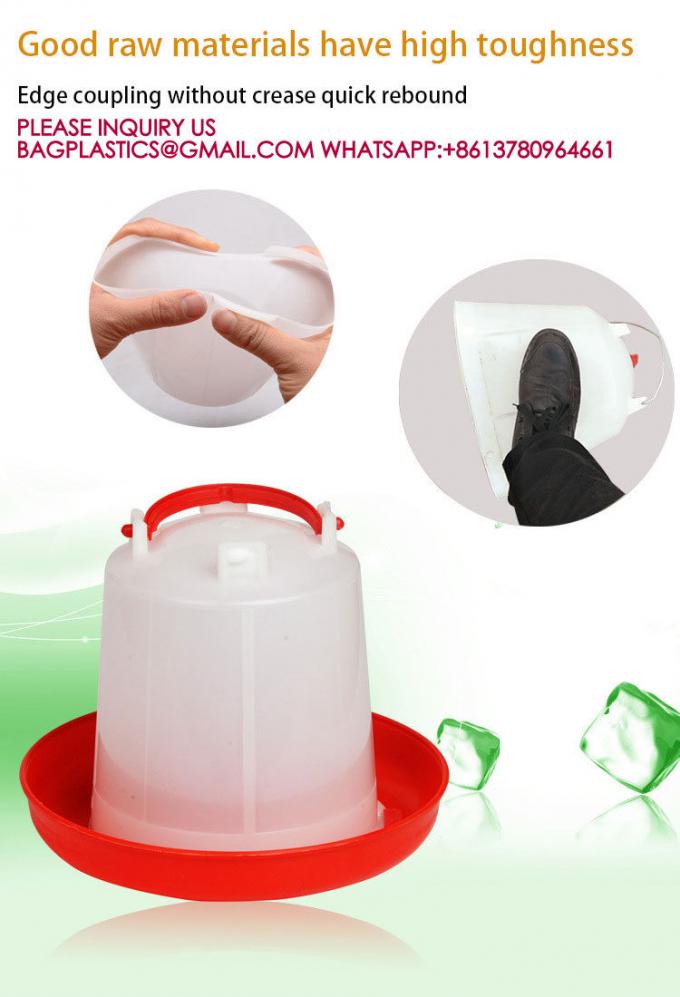 鶏のためのチック・ウォーター 鶏のためのアヒル・クワイル 吊り木 鶏のためのプラスチック容器 屋外水 5